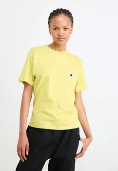 Базовая футболка POCKET Carhartt WIP, желтый