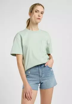 Базовая футболка POCKET TEE Lee, цвет Soft_Sage