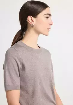 Базовая футболка POLLY Lindex, коричневый