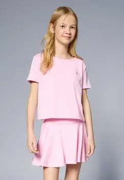 Базовая футболка PONTE BOXY TEE & SKORT SET Polo Ralph Lauren, розовый