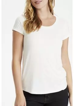 Базовая футболка Poppy Culture, крем