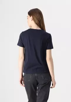 Базовая футболка PRINTED ARCHIVE SHIELD GANT, темно-синий