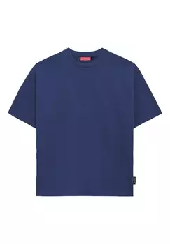 Базовая футболка PROHIBITED, темно-синий