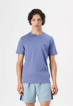 Базовая футболка PUFFY ICON CREW Abercrombie & Fitch, темно-синий