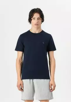 Базовая футболка PUFFY MOOSE ICON CREW Abercrombie & Fitch, темно-синий
