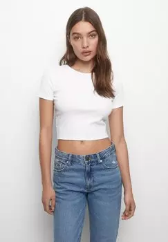 Базовая футболка PULL&BEAR, белый