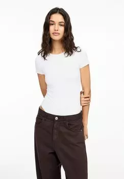 Базовая футболка PULL&BEAR, белый