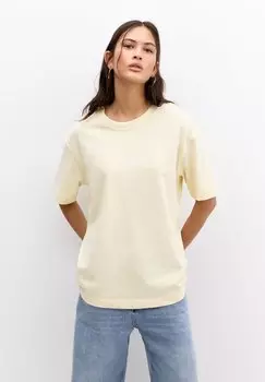 Базовая футболка PULL&BEAR, бежевый