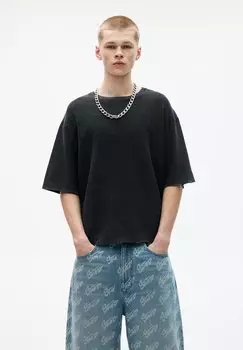 Базовая футболка PULL&BEAR, черный