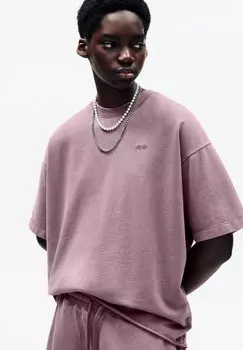 Базовая футболка PULL&BEAR, лиловый