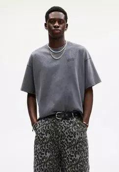 Базовая футболка PULL&BEAR, серый