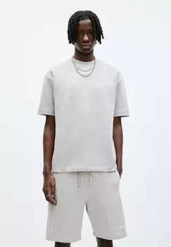 Базовая футболка PULL&BEAR, светло-серый