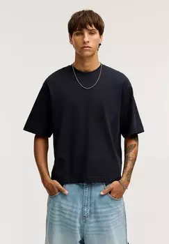 Базовая футболка PULL&BEAR, темно-синий