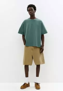 Базовая футболка PULL&BEAR, зеленый