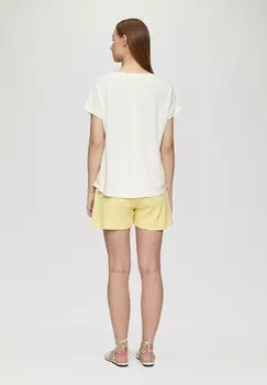 Базовая футболка QS, кремовый