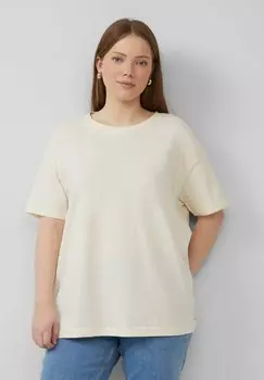 Базовая футболка QS, кремовый