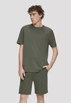 Базовая футболка QS, оливковый