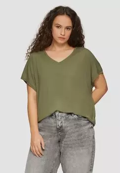 Базовая футболка QS, темно-зеленый