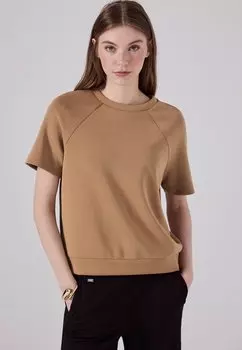 Базовая футболка RAGLAN OPTIK Street One Studio, коричневый