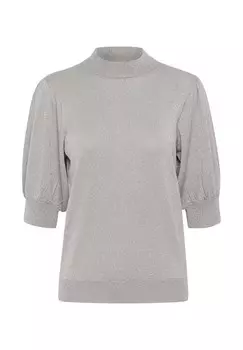 Базовая футболка REGINA Kaffe, серый металлик