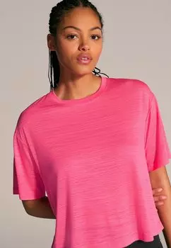 Базовая футболка REGULAR FIT-ACTIVE CREW NECK LIGHTWEIGHT BOXY Next, фуксия