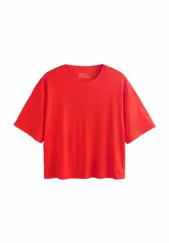 Базовая футболка REGULAR FIT-ACTIVE CREW NECK LIGHTWEIGHT BOXY Next, красный