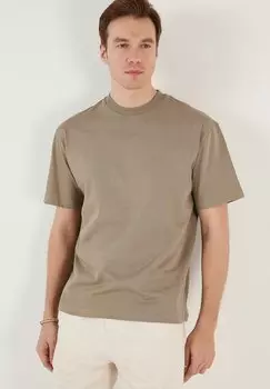 Базовая футболка Regular Fit Buratti, хаки