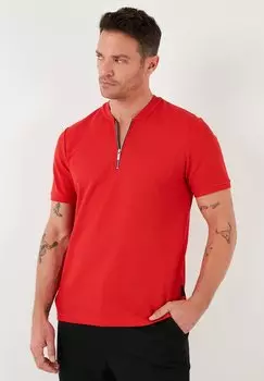 Базовая футболка Regular Fit Buratti, красная