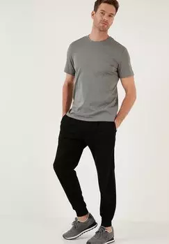 Базовая футболка Regular Fit Buratti, сине-серая