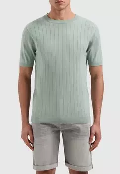 Базовая футболка REGULAR FIT CREWNECK Pure Path, зеленый