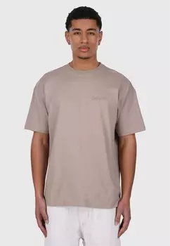 Базовая футболка REGULAR FIT Dropsize, серо-коричневый
