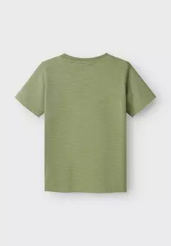 Базовая футболка REGULAR FIT Name it, зеленый