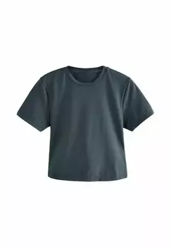 Базовая футболка REGULAR FIT-SELF SHORT SLEEVE Next, синий