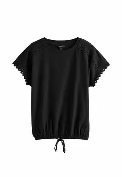 Базовая футболка REGULAR FIT SHORT SLEEVE Next, черный