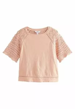 Базовая футболка REGULAR FIT SHORT SLEEVE Next, розовый