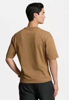 Базовая футболка RELAXED FIT LOGO JERSEY T-SHIRT Ralph Lauren, серо-коричневый