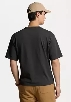 Базовая футболка RELAXED FIT LOGO JERSEY T-SHIRT Ralph Lauren, темно-серый