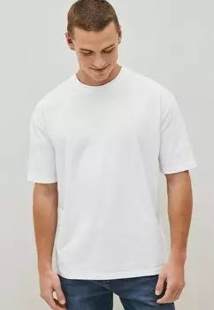 Базовая футболка RELAXED FIT Next, белый