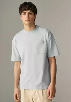 Базовая футболка RELAXED FIT SUPER SOFT PEACHED Next, синий