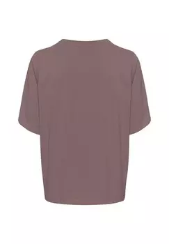 Базовая футболка RHINA AMANDA Karen by Simonsen, коричневый