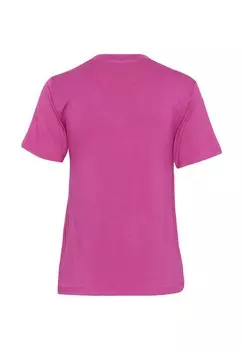 Базовая футболка RIDA V-NECK Kaffe, розовый