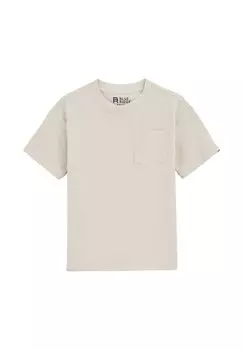 Базовая футболка RIDGE WE Fashion, бежевый