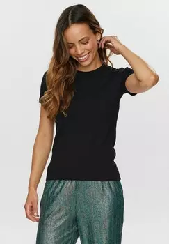 Базовая футболка RILEY Nmph, черный