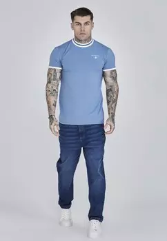 Базовая футболка RINGER SIKSILK, синий