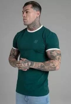 Базовая футболка RINGER SIKSILK, зеленый