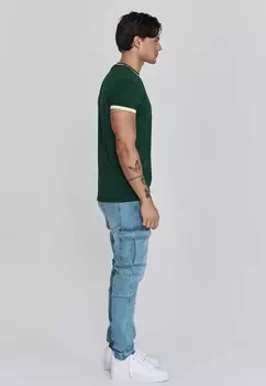 Базовая футболка RINGER SIKSILK, зеленый