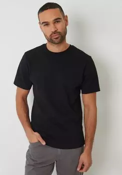Базовая футболка ROSEBURN TEXTURED Threadbare, черный