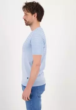 Базовая футболка Round Neck Gabbiano, плиточный синий
