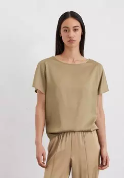 Базовая футболка ROUND NECK SHORT SLEEVE SOLID Marc O'Polo, песочный