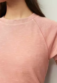 Базовая футболка розового цвета Crew Neck Short Sleeve Raglan Regular Fit Next, розовый